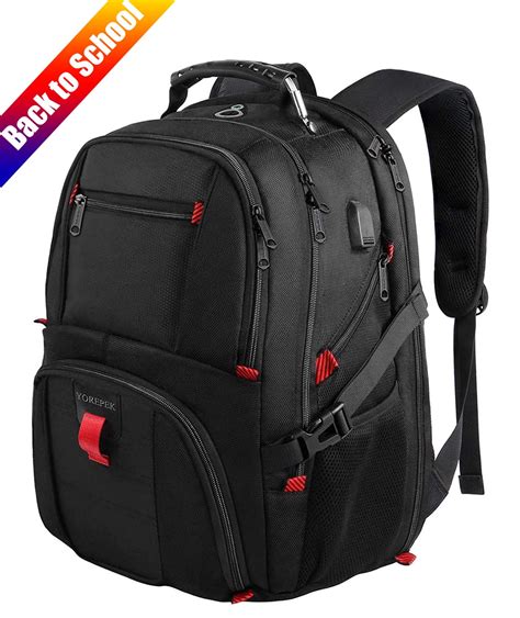 Black Backpack Men´s Bags .